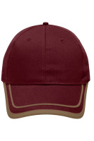 Burgundy/beige (ca. Pantone 1955C
4528C)